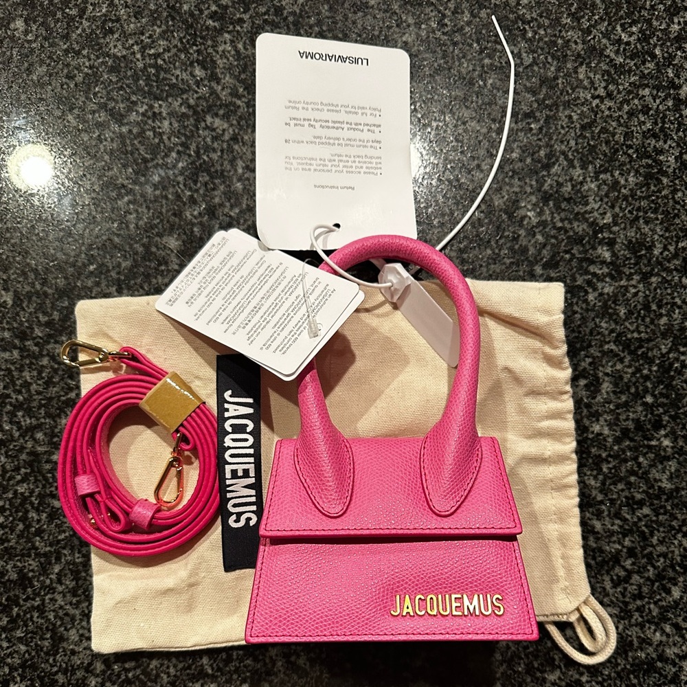 Jacquemus Pink Le Chiquito Moyen Mini Handbag